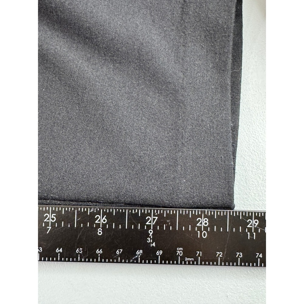Michael Kors Skinny Trousers Womens 18W Black Good Gold Zip Hardware Stretch - Picture 12 of 13